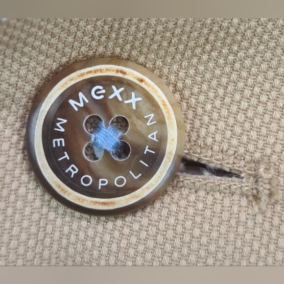 Mexx Men's Slim Fit Blazer Sport Coat Blonde 100% Cotton 2-Button HQ Size 44R - Picture 9 of 16